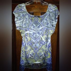Paisley floral Top Apt 9